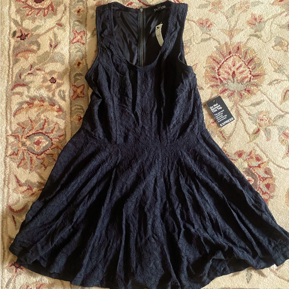 Black express dress, never worn, tags still attached